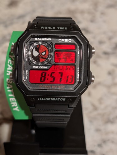 Spiderman symbiote mod casio - spiderman,